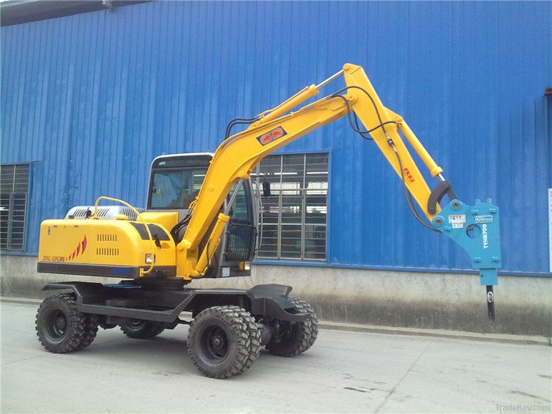 Hammer Break Demolition Wheel Excavator