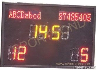 LED electronic digital football match scoreboard with soccer score board display