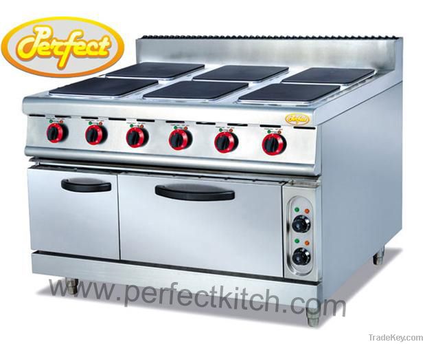 Electric Ranges with 6 Hot Plates and Oven