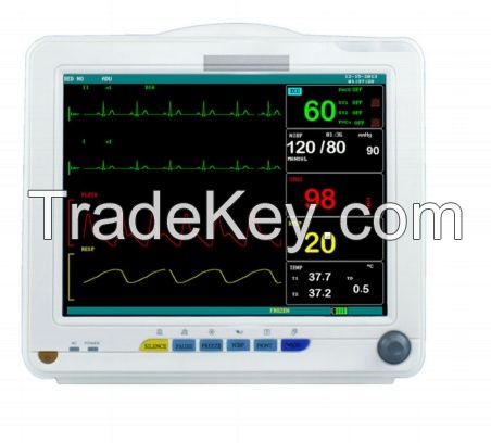 12 inch patient monitor with 6 parameters TFT display MD9012