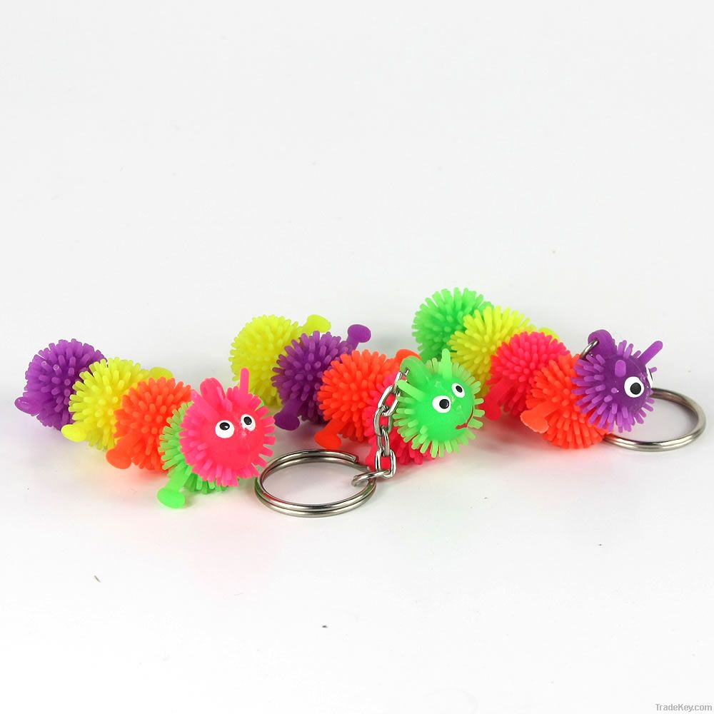 caterpillar keychain