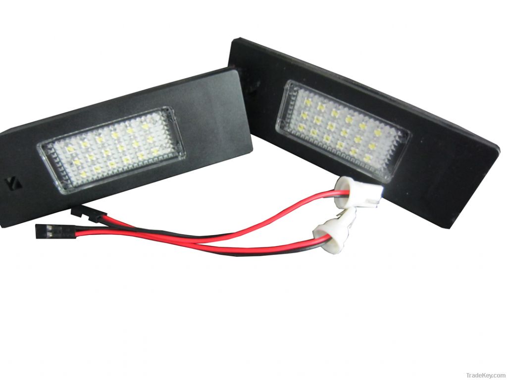 Super white LED LICENSE PLATE LAMP For BMW E39, E46 M3, E82/E88, E90