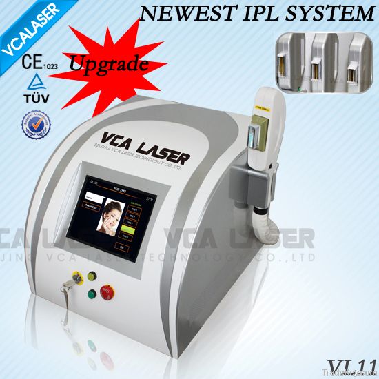 IPL beauty machine in spa, salon, clinic for hair removal, acne removal