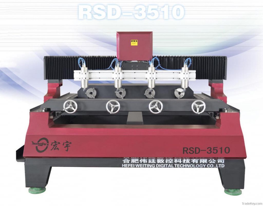 2013 hot-sale machine RSD-3510 cylinder engraving machine cnc router