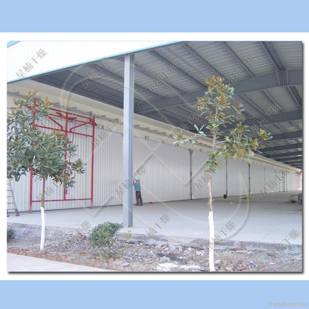 Conventional wood drying equipment(concrete and brick)