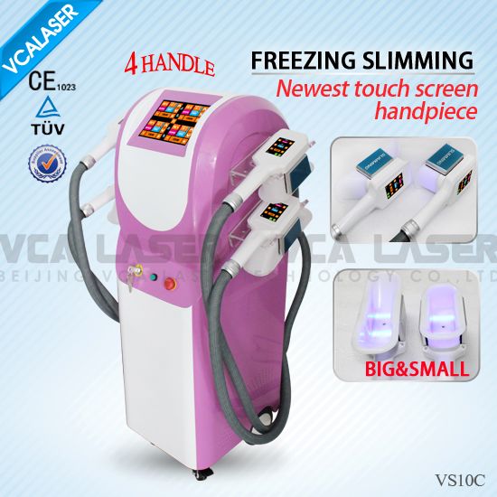 Cryolipolysis Slimming Fat Freezing Coolsculpting Machine With Four Handles For cellulite Reduction Body Shaping