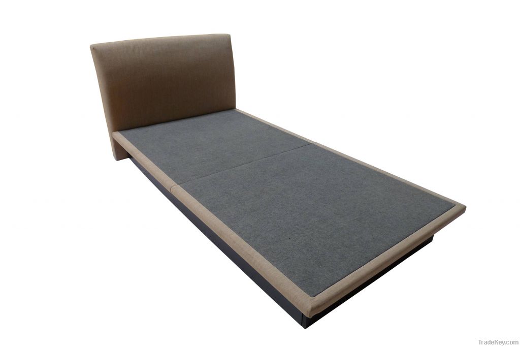 Uphostered single bed