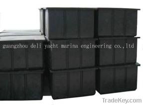 polyethylene/ concrete floating box