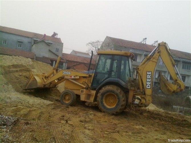 used DEERE backhoe, wheel backhoe