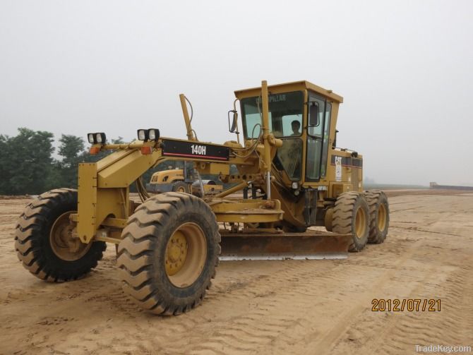 CAT-140H grader, used wheel grader