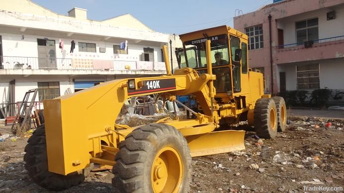 used CAT-140K grader, wheel grader