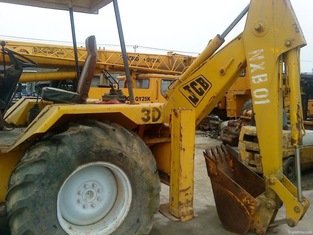 used JCB-3D backhoe, wheel backhoe