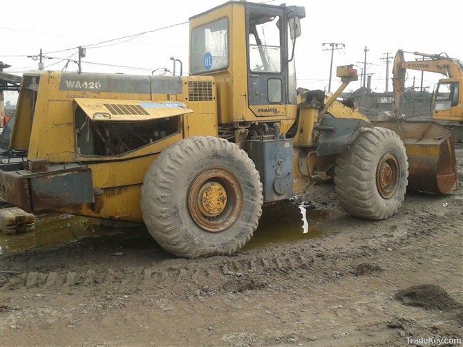 used Komatsu WA420-3 loader