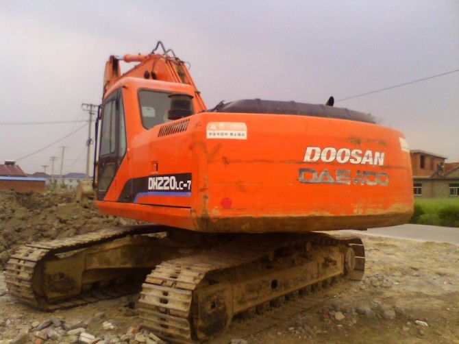 used excavator