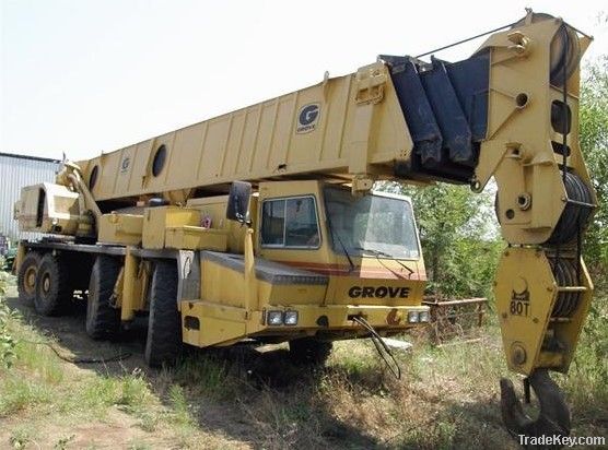 used crane Grove 80ton