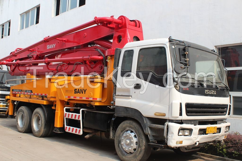 SANY 37 m concrete pump