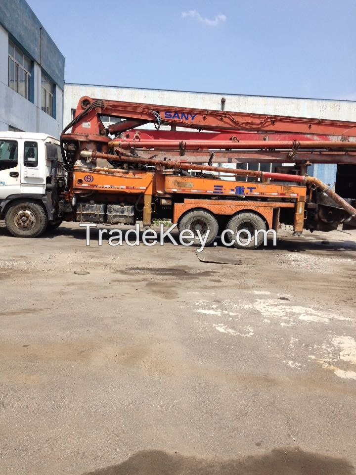 SANY 37 m concrete pump