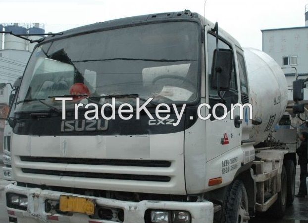 used ISUZU concrete mixer