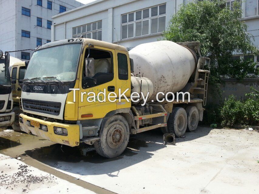 used concrete mixer ISUZU 8 m3.