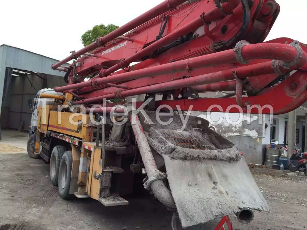 used Putzmeister 36 m concrete pump,