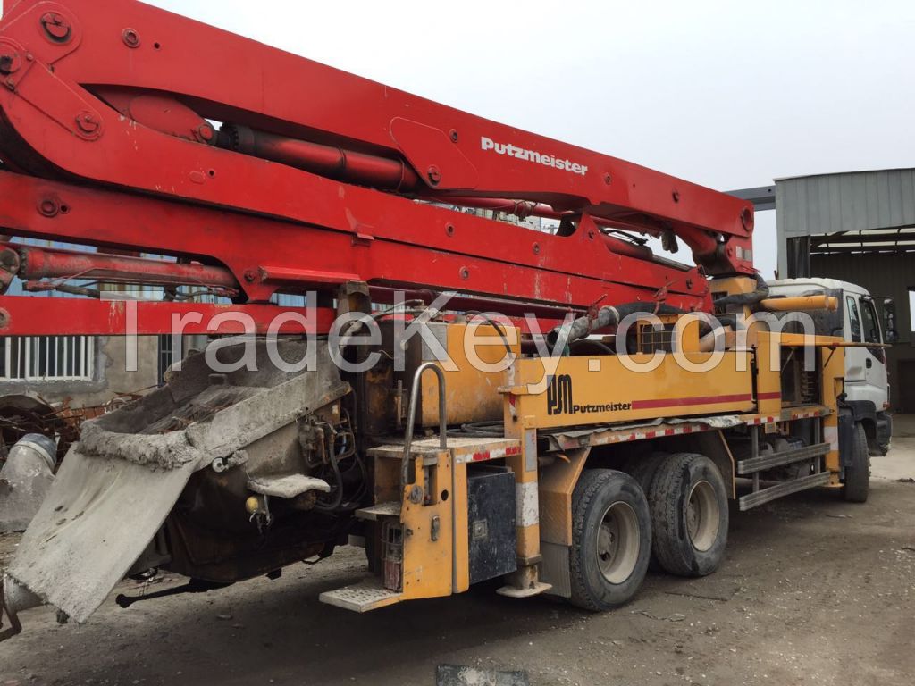 used Putzmeister 36 m concrete pump, 