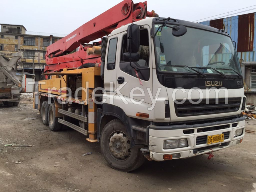 used Putzmeister 36 m concrete pump,