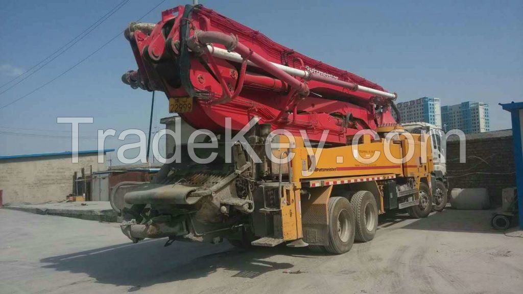 used Putzmeister 46 m concrete pump, 