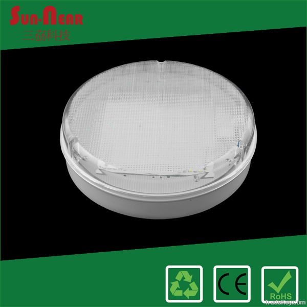 Plastic LED sensor and emergency light