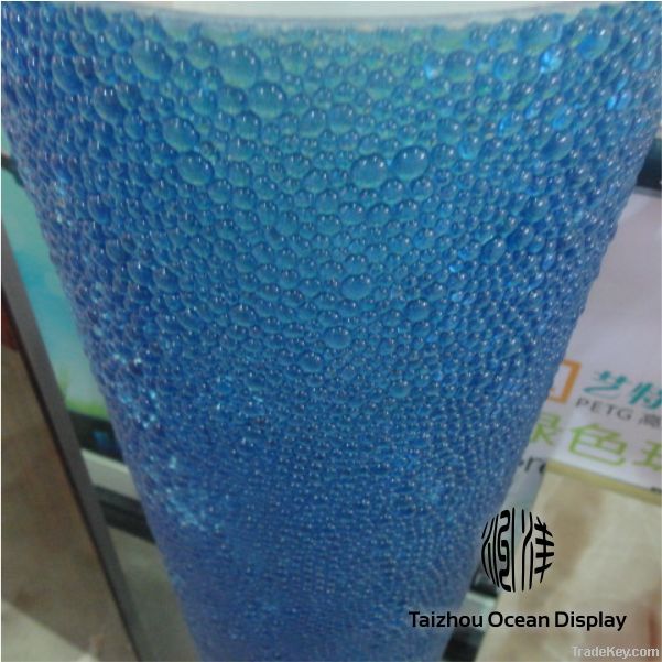 Resin waterdrop honeycomb floor panel