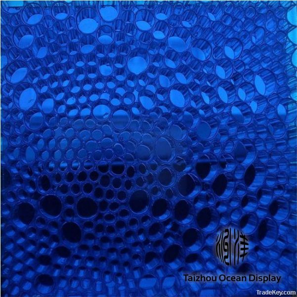 Acrylic bubble honeycomb floor panel