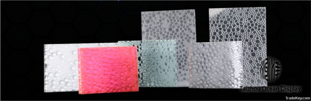 Acrylic bubble honeycomb ktv panel