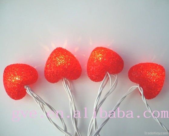 10L Red decorative light, heart light for  wedding decoration