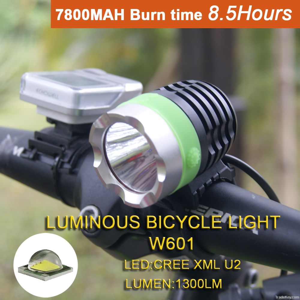 Sale 7800MAH cree t6 u2 Waterproof LED bicycle light