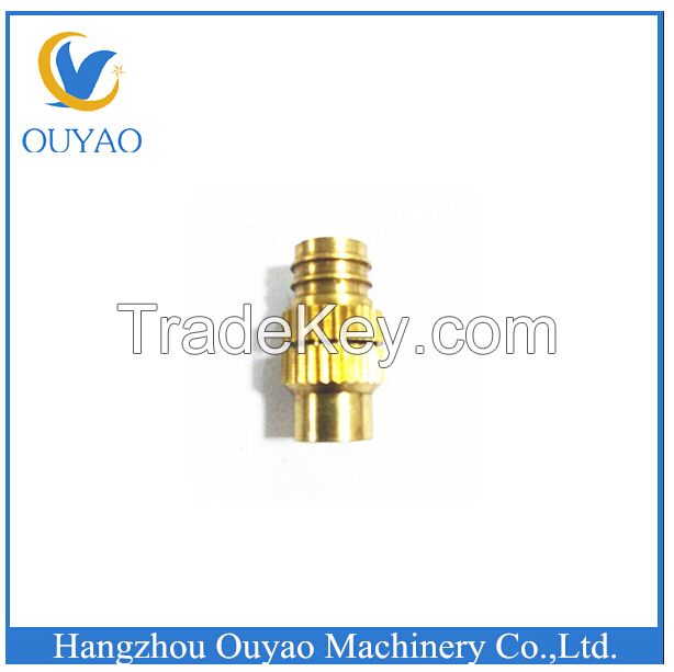 China CNC machining mechanical brass products brass nut 