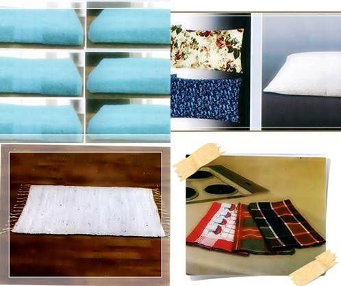 Towels - Pillows - Rugs & Mats - Napkins