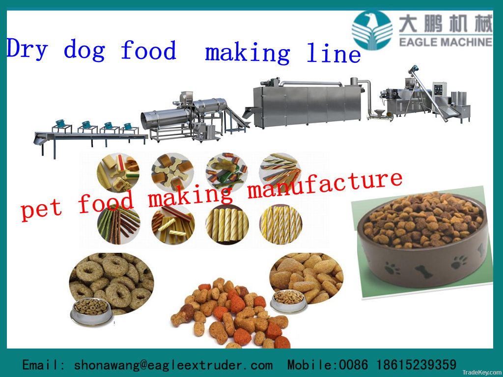 Automatic pet dog food making machinery