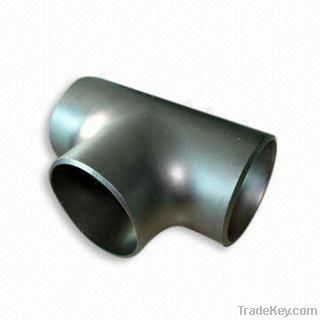 Carbon steel equal tee supplier|ASTMA234WPB straight tee|Cangzhou