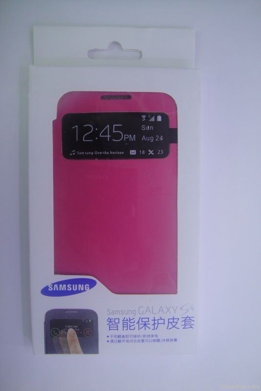 Dormancy Sleep Function Cover Flip Battery Case Bag For GalaxyS4 i9500