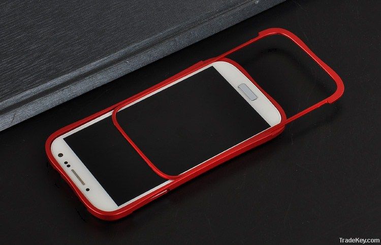 Metal Aluminum Pull-out Pull-push Frame Bumper for Sumsung S4 i9500