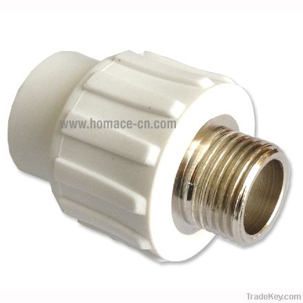 PP-R Pipe Fitting with brass inserts