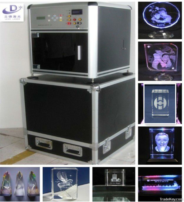 Portable 3d crystal subsurface laser engraving machine(LD-EG-602Aï¼‰