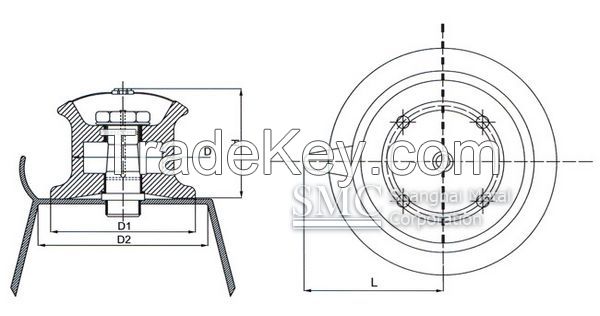 Pedestal Roller Fairlead