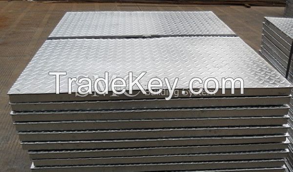 Compound Steel Grating- Checkered Plate Covered on Steel Grating