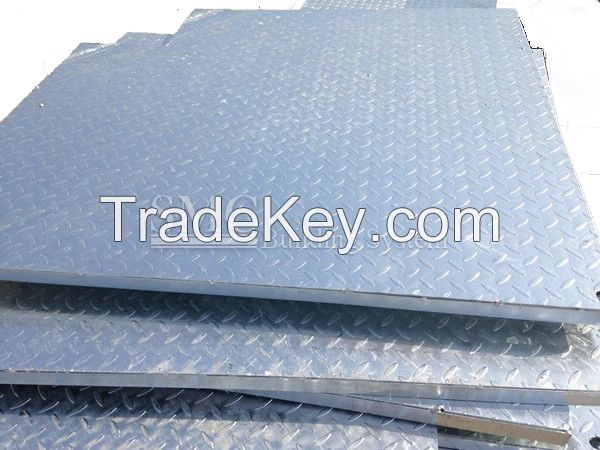 Compound Steel Grating- Checkered Plate Covered on Steel Grating