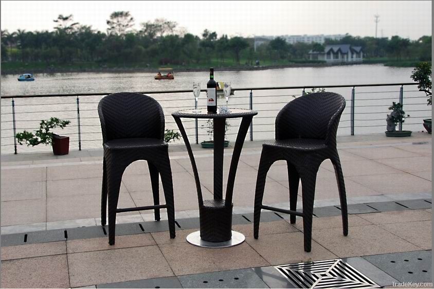 Outdoor bar set  furniture, bistro set . cheap outdoor furniture