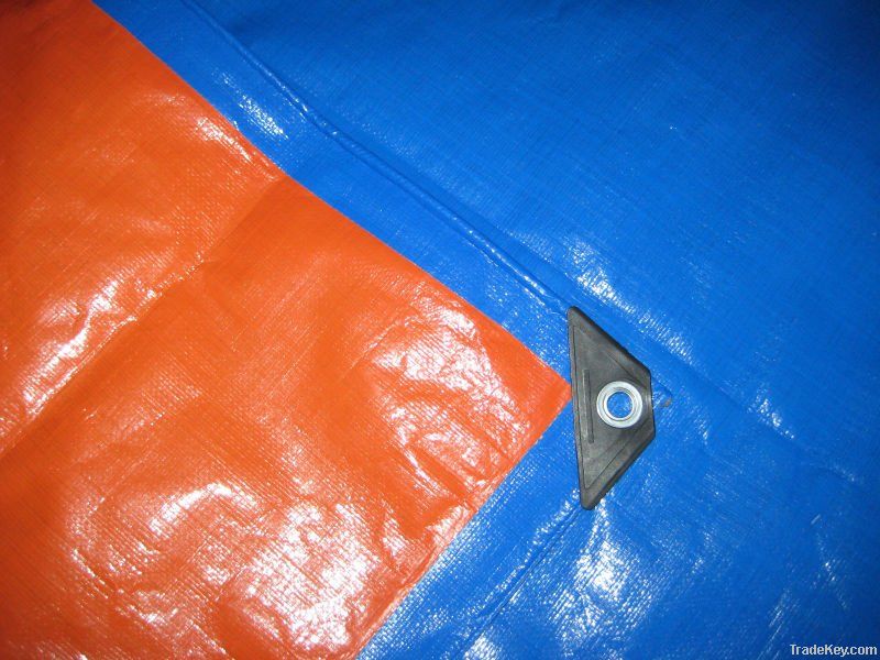 Blue Orange Pe Tarpaulin Sheet for Cover