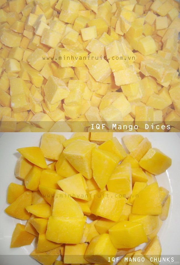 IQF Mango Dices, Chunks