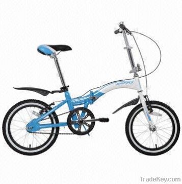 Hi-ten Steel Frame Folding Bike with Metal Alloy V Brake