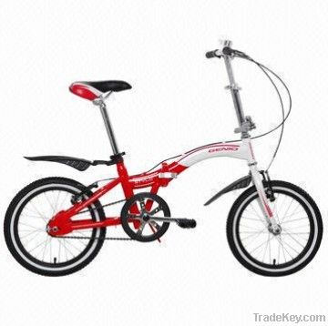 Hi-ten Steel Frame Folding Bike with Metal Alloy V Brake