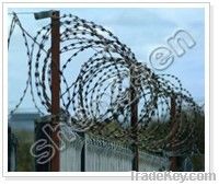 Razor barbed wire mesh